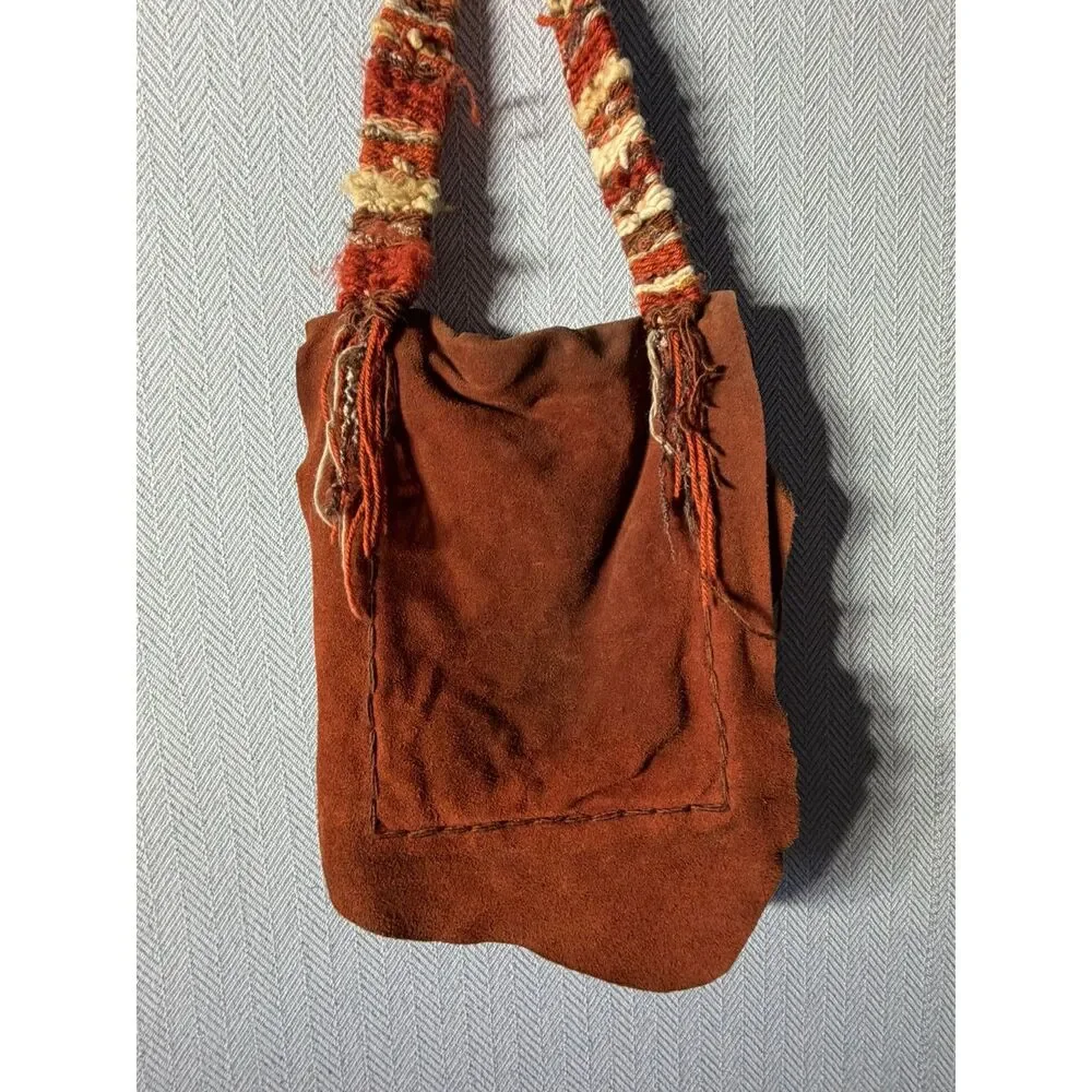 Handmade boho shoulder bag